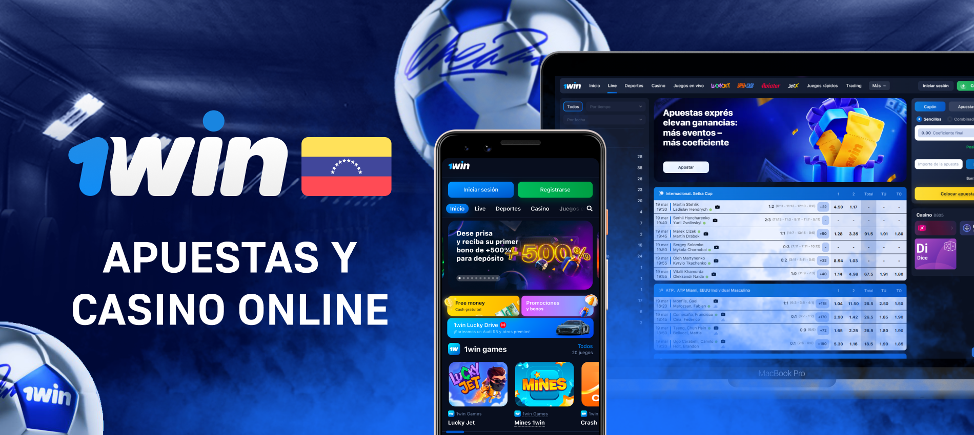 1win Venezuela: casinos y apuestas deportivas